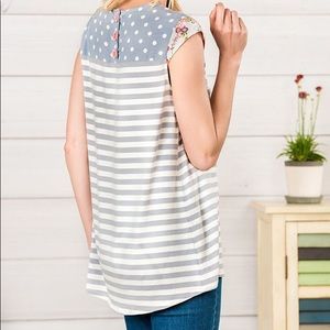 Matilda Jane Hi/Lo Picket Fences Top